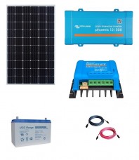 Kit Fotovoltaic Off-Grid 300W cu invertor de 500VA