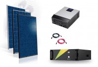 Sistem fotovoltaic Off-Grid 6kw cu baterie LifePo 100A