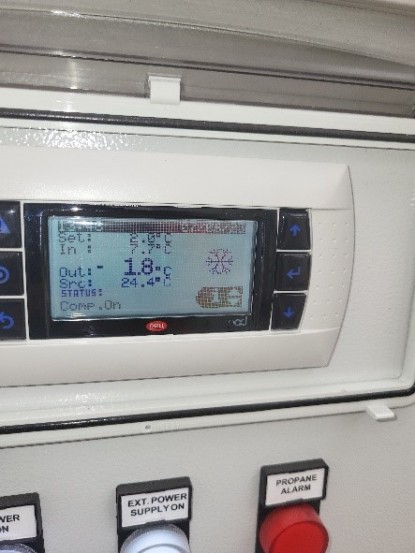 Temperatură pe tur -1,8 grade C  Bucuresti Jetrun