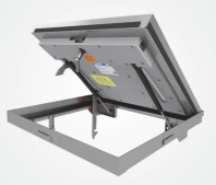 Capac placabil rezistent la foc EI90 Sistem MA-BSZ -Capac acces placabil cu protecție &icirc;mpotriva incendiilor deschidere