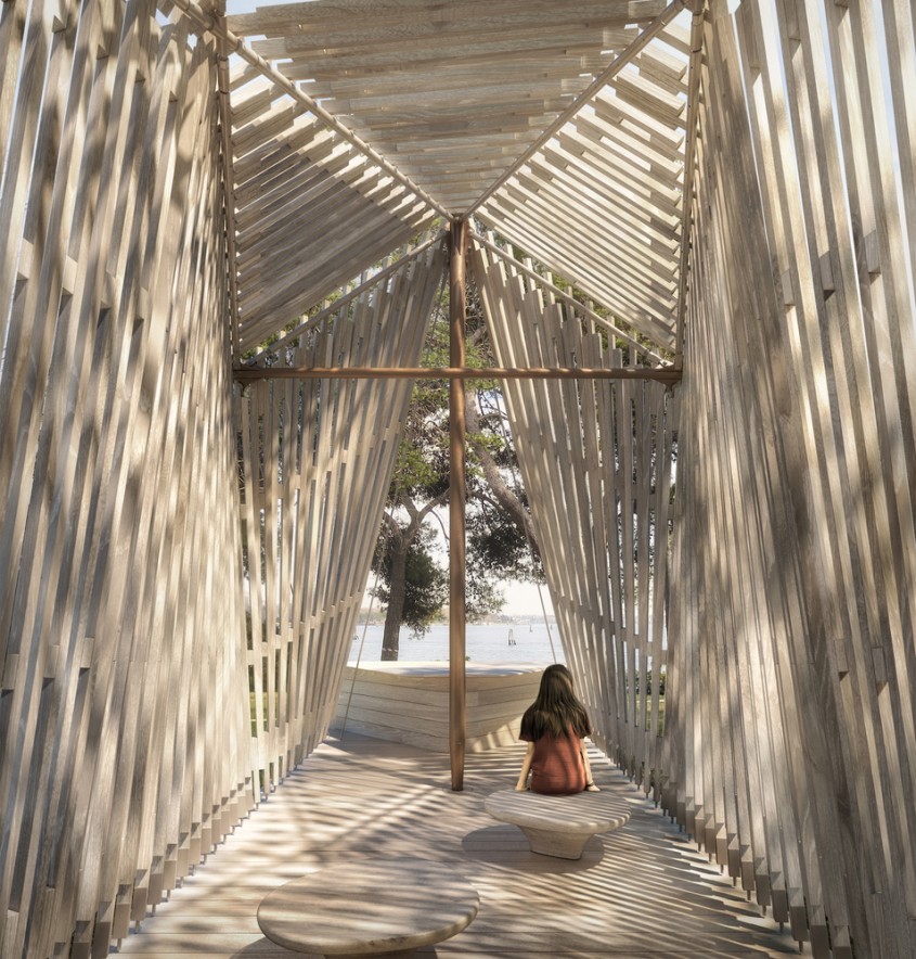 Foster&Partners prezinta o capela diafana pentru primul pavilion al Vaticanului la Bienala de Arhitectura de la