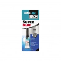 Adeziv instant cianoacrilat BISON Super Glue Gel, 3g blister