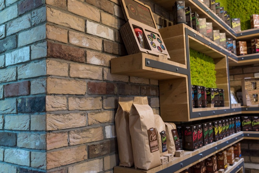 Vedere de aproape - caramida aparenta placaj klinker Amedio Mix