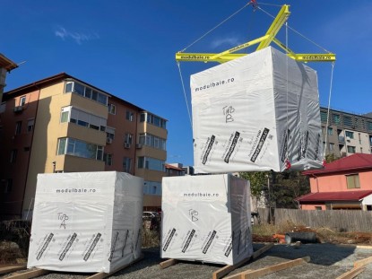 Montarea modulelor de baie Sterchele  Constanta ICE ELEMENTS