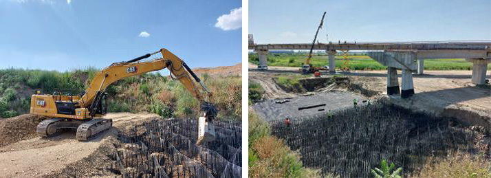 Îmbunătățirea capacității portante a terenului în zona A0 si A2