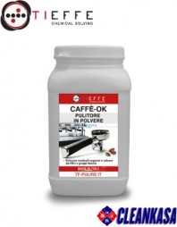 Detergent profesional pudra decalcifiant si degresant pentru curatat aparate de cafea  - TIEFFE CAFFE-OK