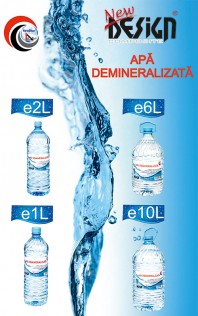 Apa demineralizata pentru diluarea antigelului - New Design Composite