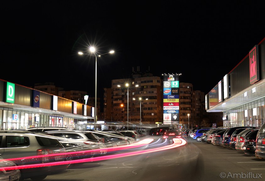 Iluminat cu leduri parc retail  Prima Shops Oradea ELECTRONIC INTERACTIV