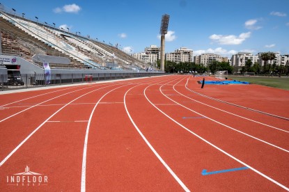 Pista de atletism Hadar Yosef  Tel Aviv INDFLOOR GROUP