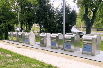 Platforme îngropate pentru colectarea selectivă a deșeurilor în Baia Mare