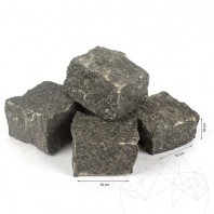 Piatra Cubica Granit Gri Antracit Natur, 10 x 10 x 10 cm  PC-3265