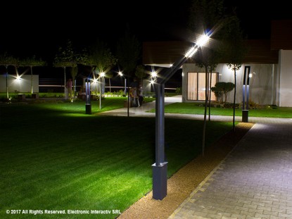 Iluminat led exterior gradina cu alee  Oradea ELECTRONIC INTERACTIV