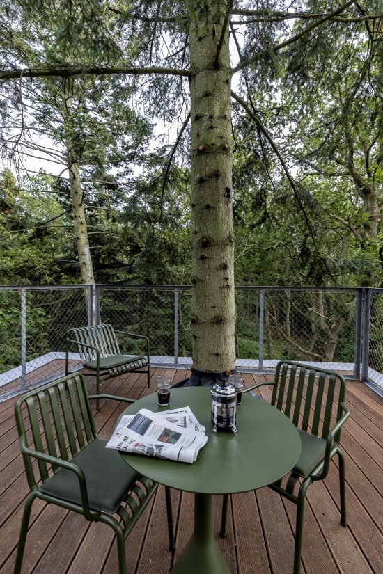 ”Hotelul din copac” construit într-o pădure din Danemarca