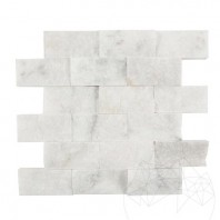 Mozaic Marmura Mugla White Scapitata, 5 x 10 cm  MPN-2009