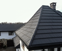 Țiglă metalică Novatik METAL | WOOD - acoperișul cu aspect de șindrilă