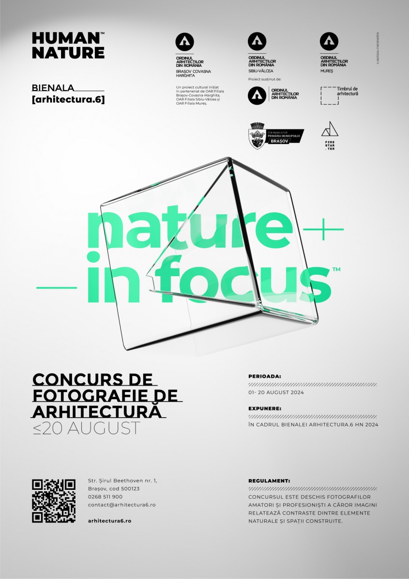 Bienala Arhitectura.6: Lansare Concurs de fotografie “Nature in Focus” 