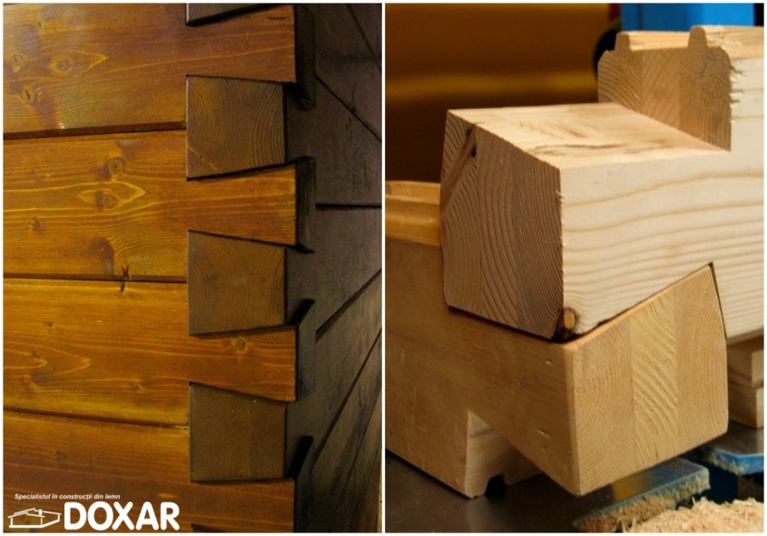 Tipuri de îmbinări folosite des în construcțiile caselor din lemn