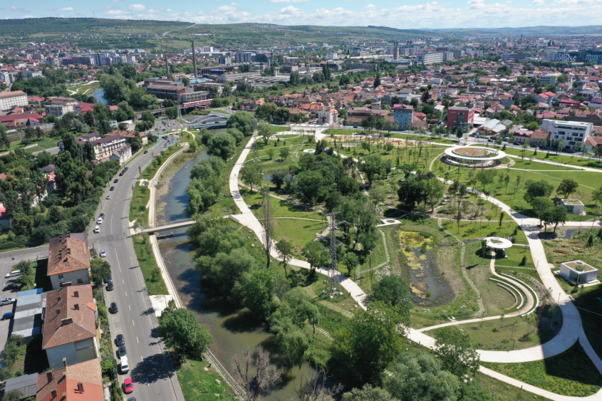 Cum arată Parcul Feroviarilor din Cluj-Napoca după modernizare