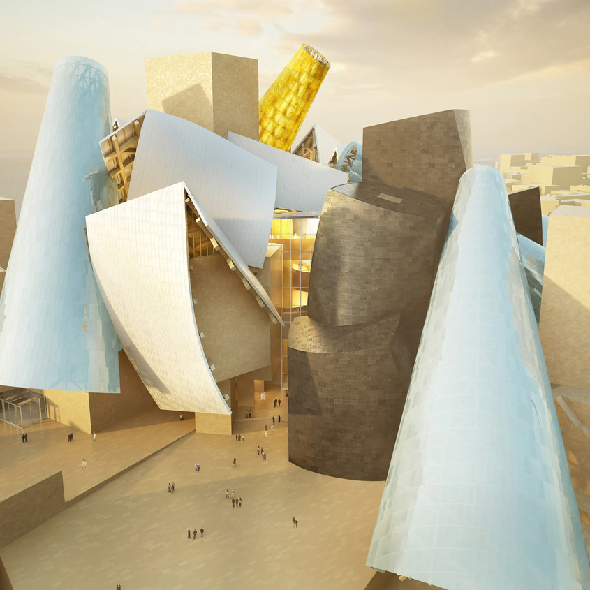 Muzeul Guggenheim din Abu Dhabi al lui Frank Gehry, pe cale să devină realitate