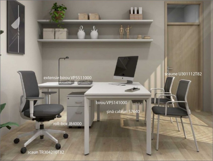 Chairry: 3 configuraţii premium de mobilier office cu reducere de 30%. Ofertă limitată