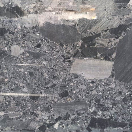 Piese Speciale Marmura Breccia Black Polisata, 2 cm