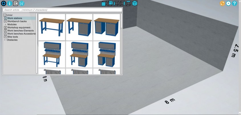 Configuratorul 3D Unior – spațiul tău de lucru, configurat perfect