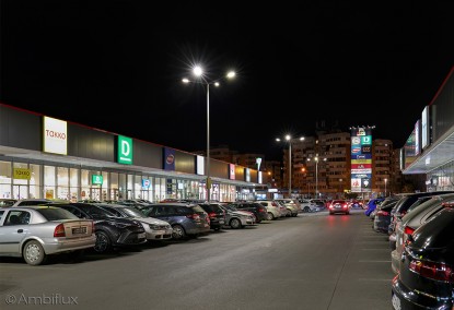 Iluminat parcare  Prima Shops Oradea ELECTRONIC INTERACTIV