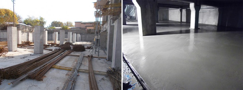 Hidroizolare fundație fără membrană direct în masa betonului
