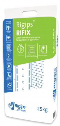 Adeziv Rigips® RIFIX - Fixare si finisare a placilor de gips-carton pentru cladiri vechi sau noi