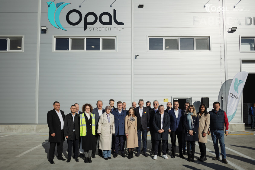 Grupul TeraPlast a inaugurat fabrica de folii stretch Opal din parcul industrial din Sărățel