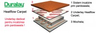 Underlay pentru mocheta - Underlay Contract (HC/U) - Underlay Heatflow Carpet