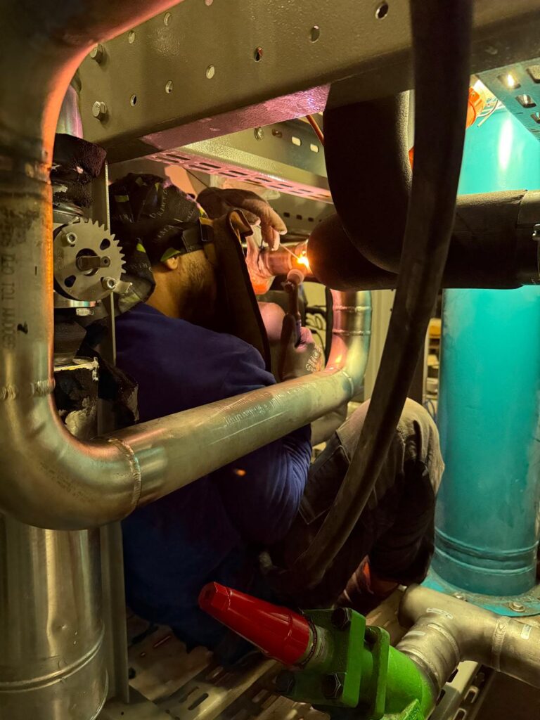 3.-Fabricarea și instalarea skid-urilor din inox și cupru