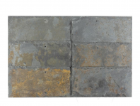 Ardezie Multicolora Noisette Natur si Daltuita 15 x 30cm - Acoperis / Vertical - ARD-124