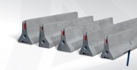 Parapete prefabricate din beton tip "NEW JERSEY" - seriile DB 80 & DB 100