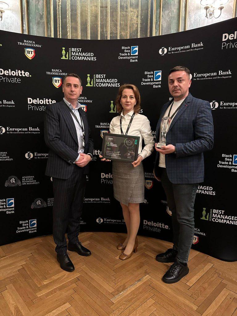 CELCO, o companie cu management de top, recunoscută de Deloitte România pentru excelență