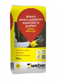 Adeziv pentru polistiren expandat si grafitat - weber P39 max2