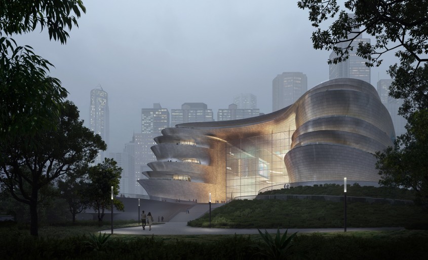 Muzeul de Ştiinţă şi Tehnologie din Shenzhen, de Zaha Hadid Architects