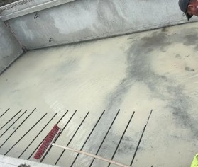 Hidroizolare bazin ape pluviale &ndash; tehnologie cristalină