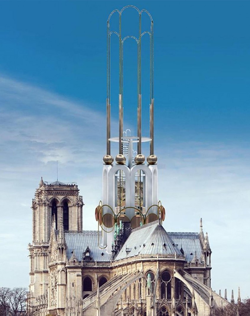 9 propuneri pentru reconstructia Catedralei Notre-Dame