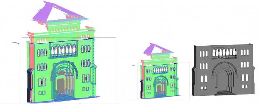 Modelare 3D - Nor de puncte - Universitatea de Arhitectura Ion Mincu - proiect realizat de