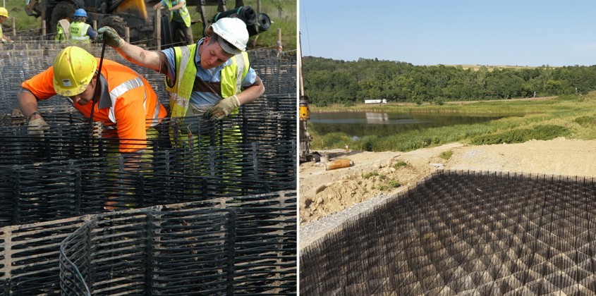 Soluții TensarTech® pentru structuri de sprijin și fundații stabile