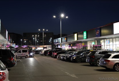 Iluminare parcare  Prima Shops Oradea ELECTRONIC INTERACTIV