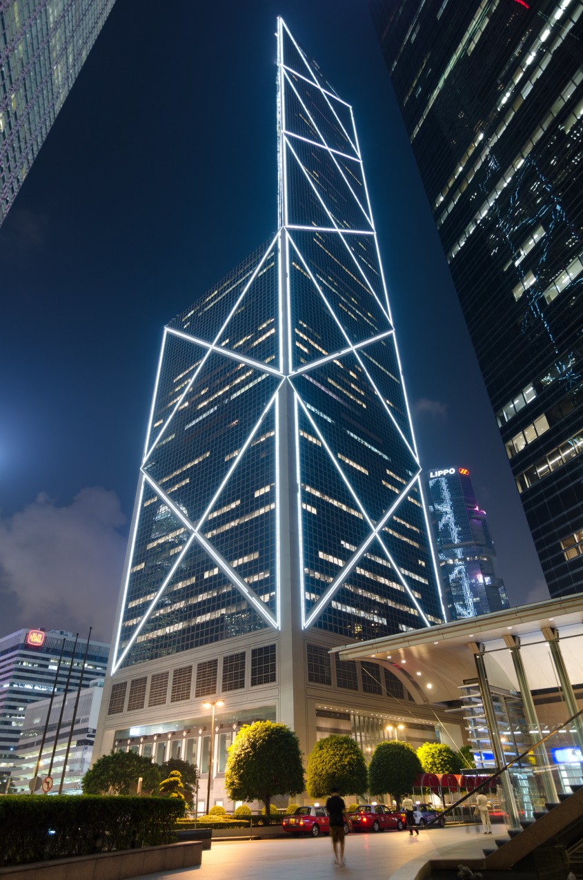 Bank of China Tower, Hong Kong, 1990