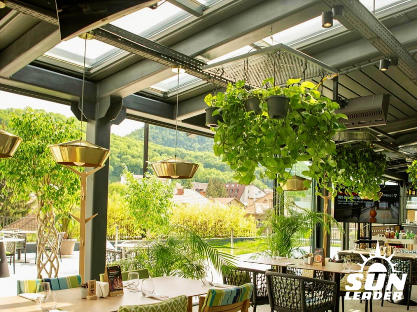 Vedere de aproape pergola