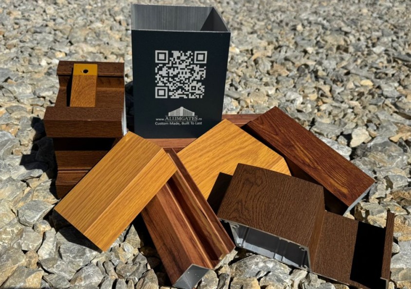 Aluminiu cu imitație de lemn – durabilitate și eleganță naturală