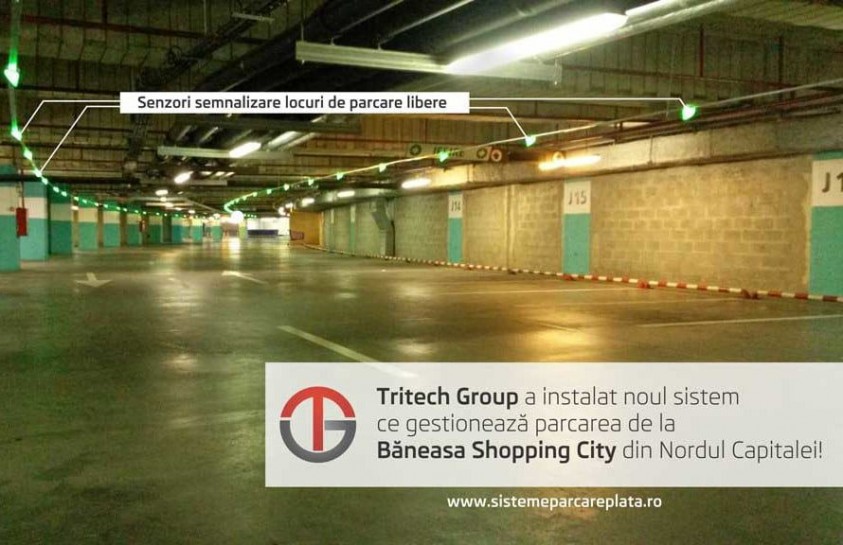 Senzori semnalizare locuri de parcare libere  Bucuresti TRITECH GROUP