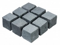 Piatra Cubica Andezit Albini 8/8/8 cm, cu 1-3 fete taiate