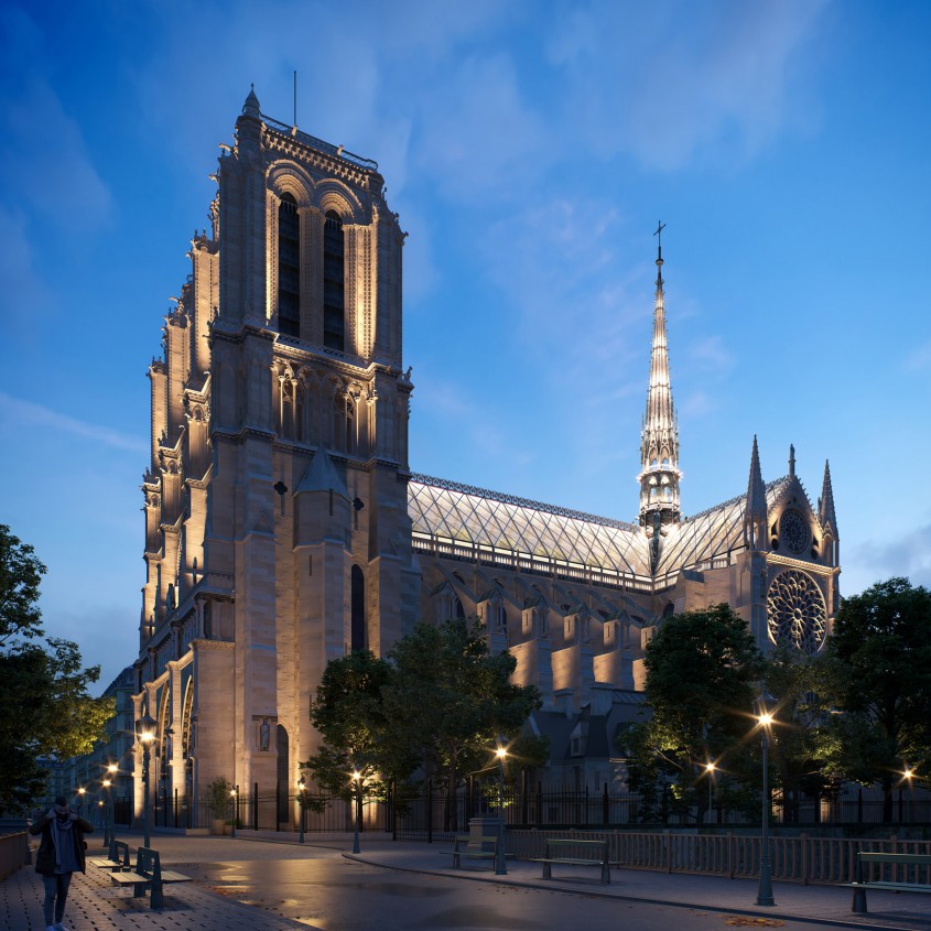 Încă o propunere interesantă pentru reconstrucția Catedralei Notre-Dame