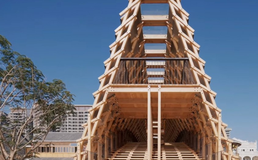 O interpretare modernă a podului de lemn acoperit