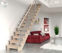 Scara pe structura din lemn Bretagne